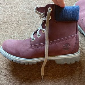 Timberland Heritage 6 inch Maroon/Navy Boot